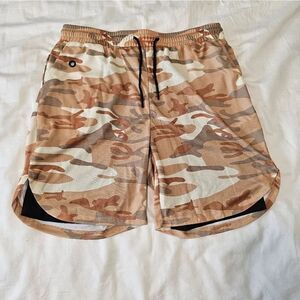 Flyevea Athletic Shorts Mens Camo
